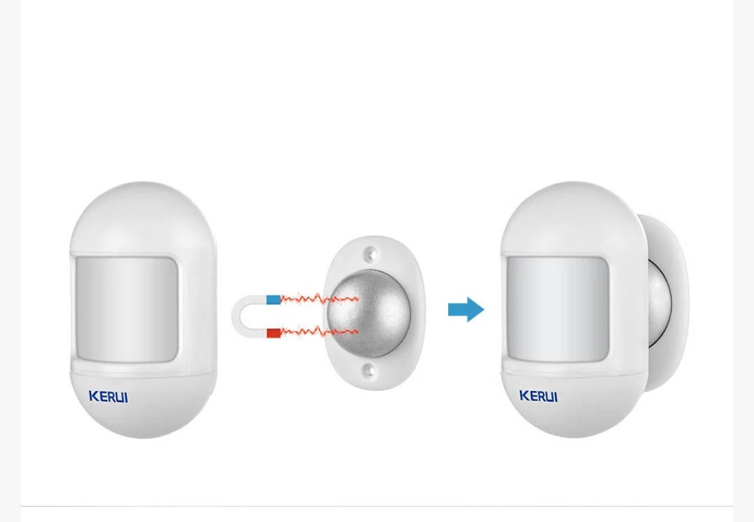 

Датчик движения мини ИК PIR 433МГц для GSM сигнализации KERUI P831