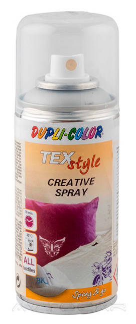 

Краска для ткани серебристая Dupli-Color Textil Spray аэрозоль 150мл. 319945