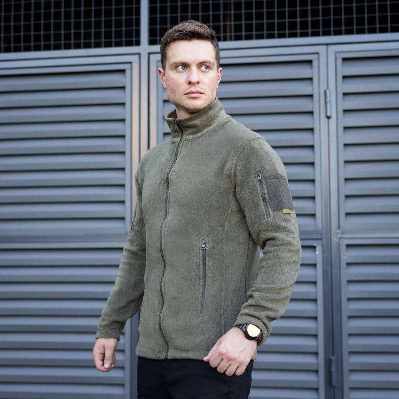 

Тактическая флисовая кофта, флиска хаки M-XXXL размер