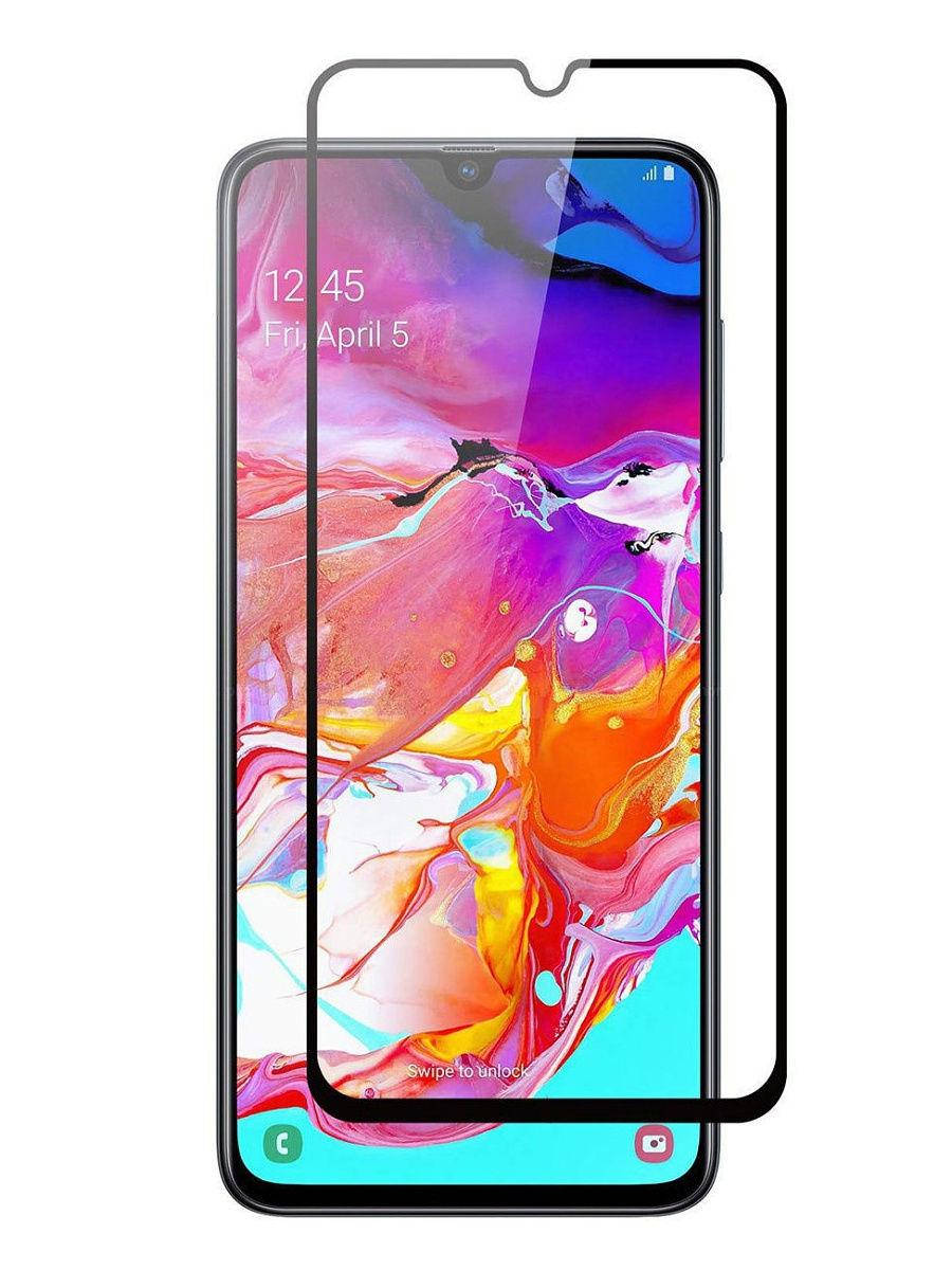 

Защитное стекло для телефона Samsung A70 / стекло защитное на самсунг а70 / 3D стекло для samsung a70, Черный