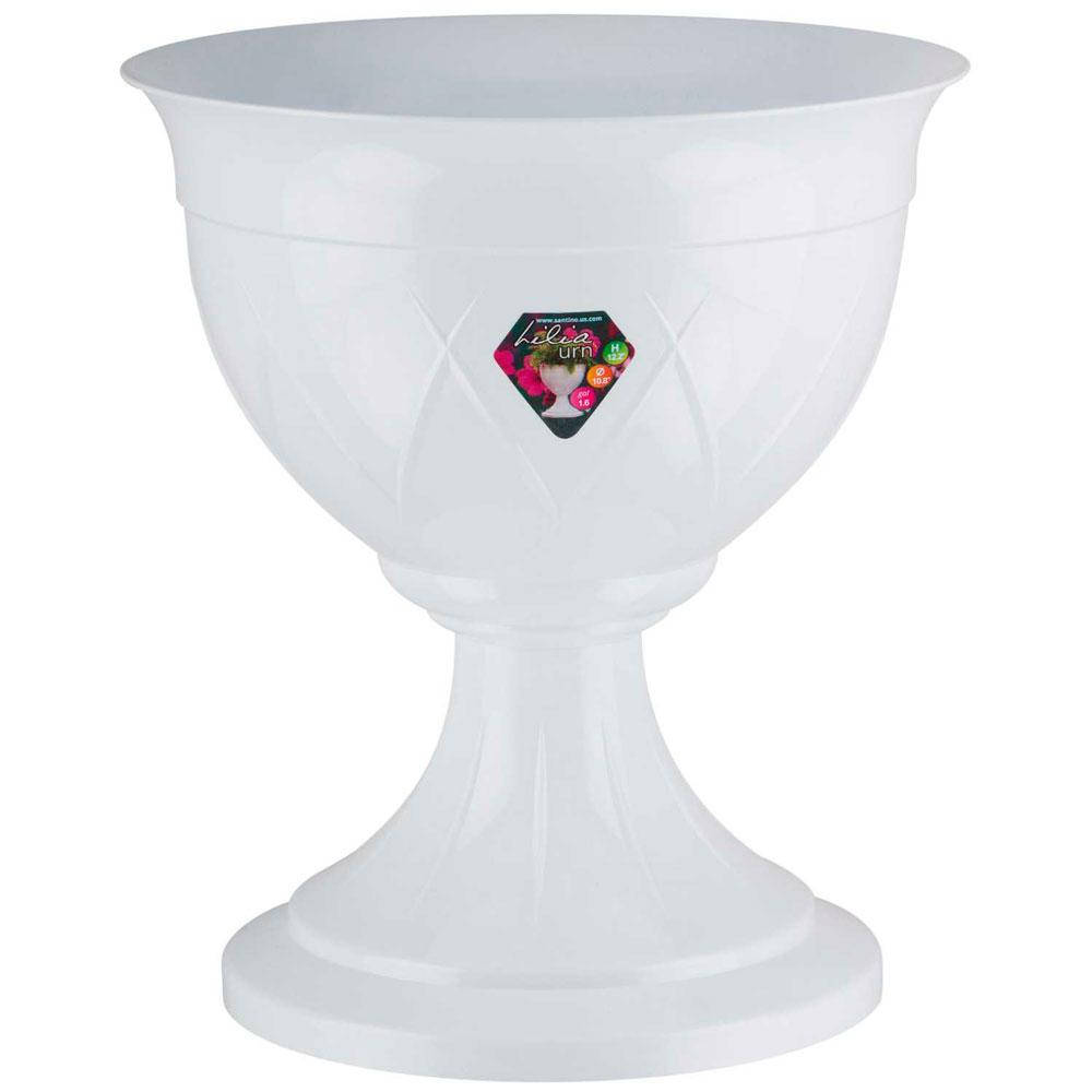 

Горшок уличный на ножке LILIA URN 14 л белый (С4 ALB)