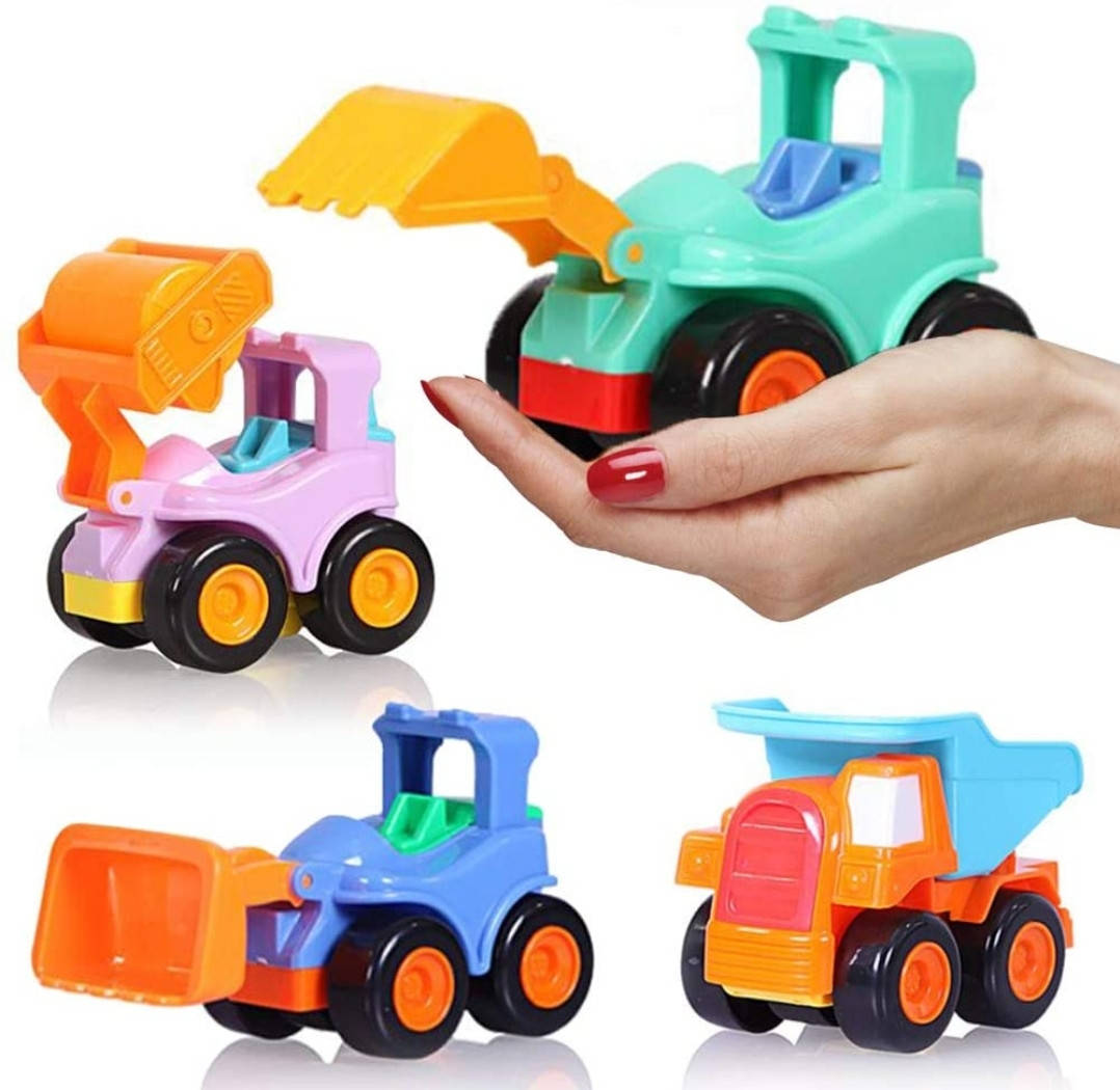 

Набор инерционных машинок спецтехника beestech toy cars 4шт.