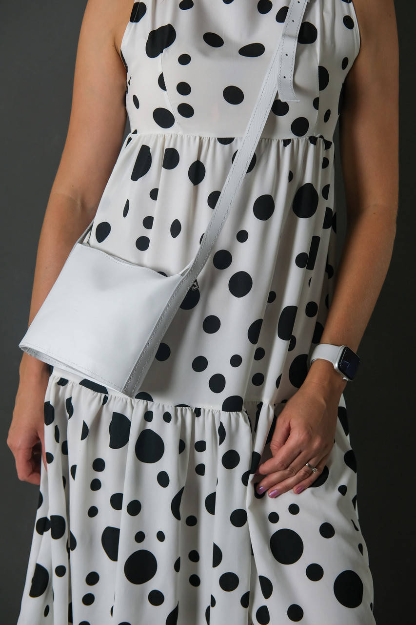 

Сумка женская. Кожаная сумочка "Эллис", Гладкая кожа, цвет Белый