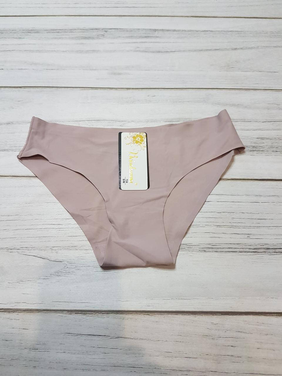 

Трусики женские безшовные утягивающие Пудровый, L/ XL