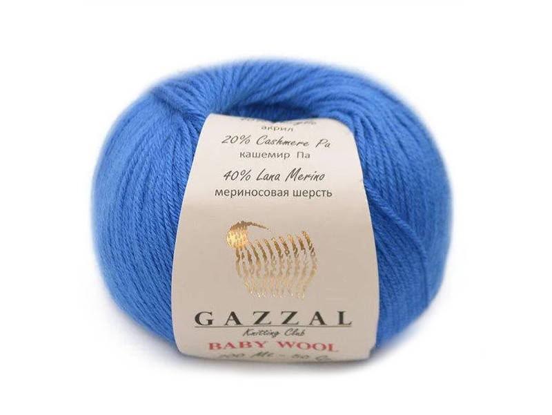 

Gazzal Baby Wool, электрик №830, Синий