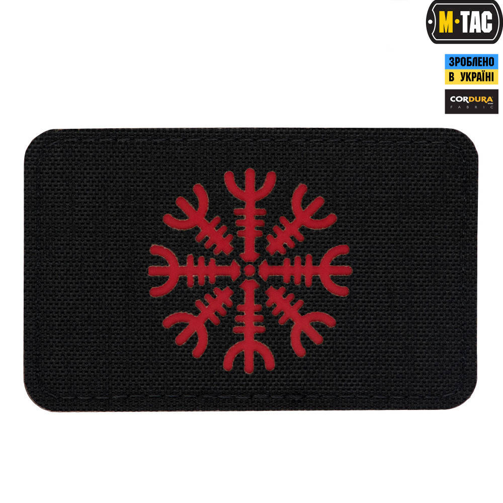 

M-Tac нашивка Шлем Ужаса Laser Cut Black/Red