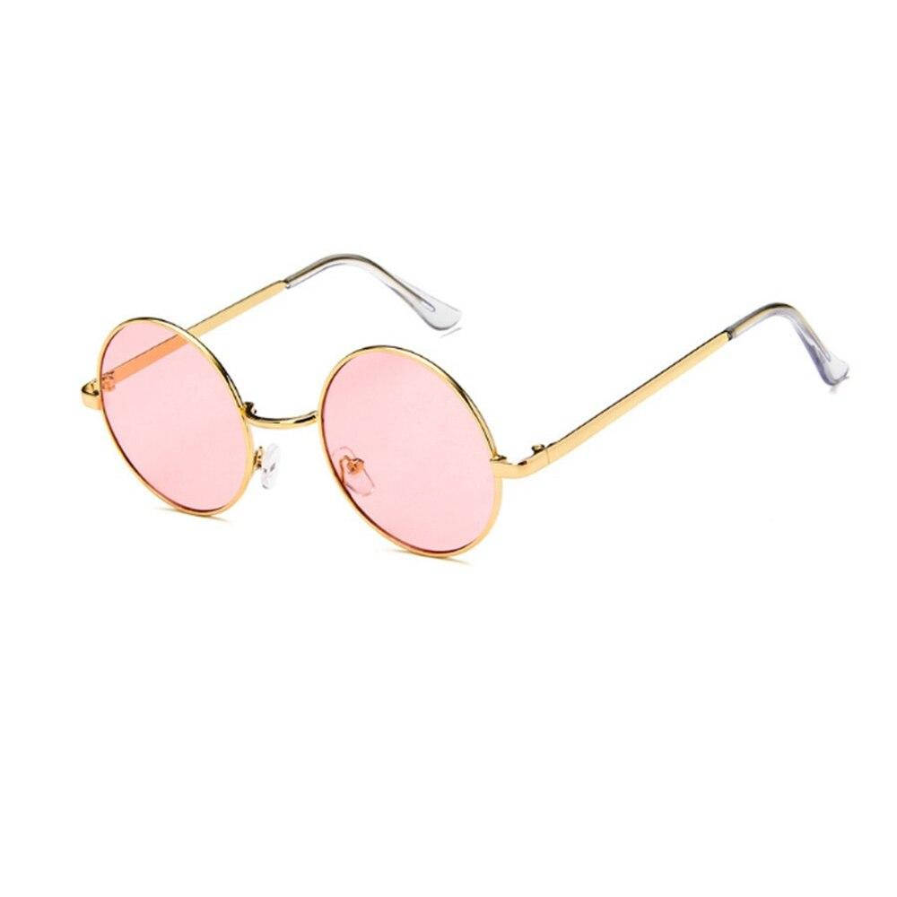 

Очки солнцезащитные круглые SEKINEW UV400 розово-золотистый, Черный