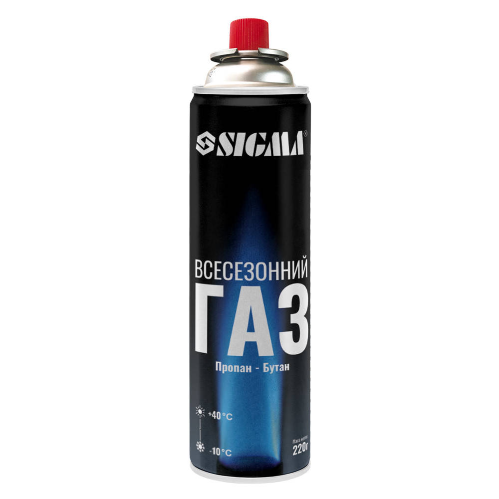 

Баллон газовый всесезонный 220г TM SIGMA