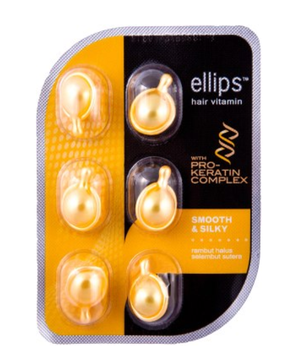 

Витамины д/волос Ellips Smooth&Silky 6*1 (УПАКОВКА)