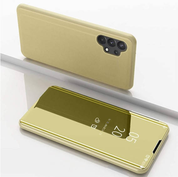 

Чехол Mirror для Samsung Galaxy A32 / A325F книжка Зеркальная (разные цвета) золотой