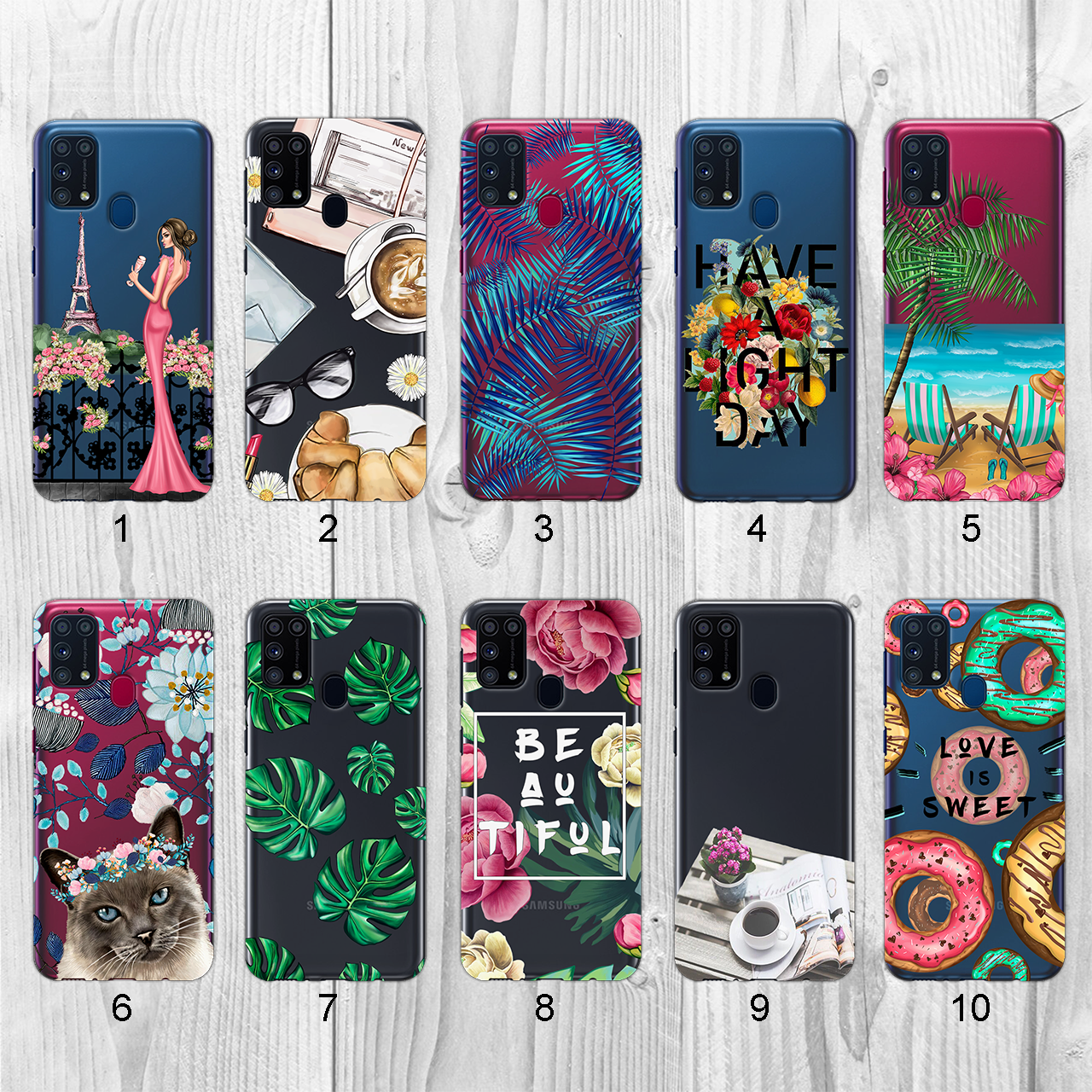 

Силиконовый чехол с рисунком для Samsung Galaxy M31 M315F (new collection)