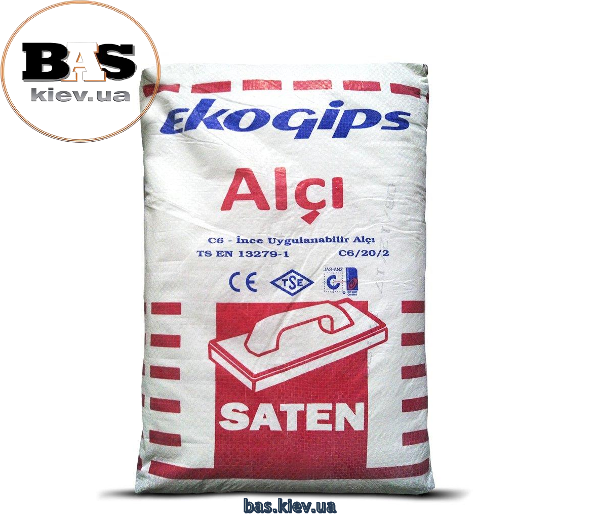 

Шпаклевка гипсовая Satengips Ekogips (Сатенгипс Екогипс), 25кг, Белый