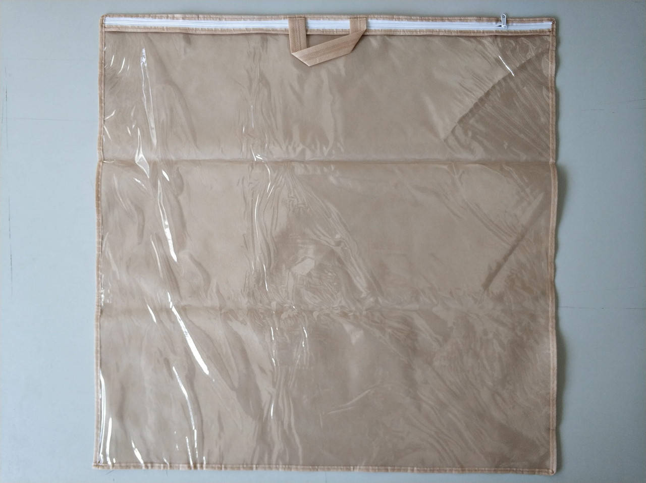 

Упаковка для подушки, домашнего текстиля (70х70 см, ПВХ 90, бежевая, 10 шт/упаковка), Бежевый