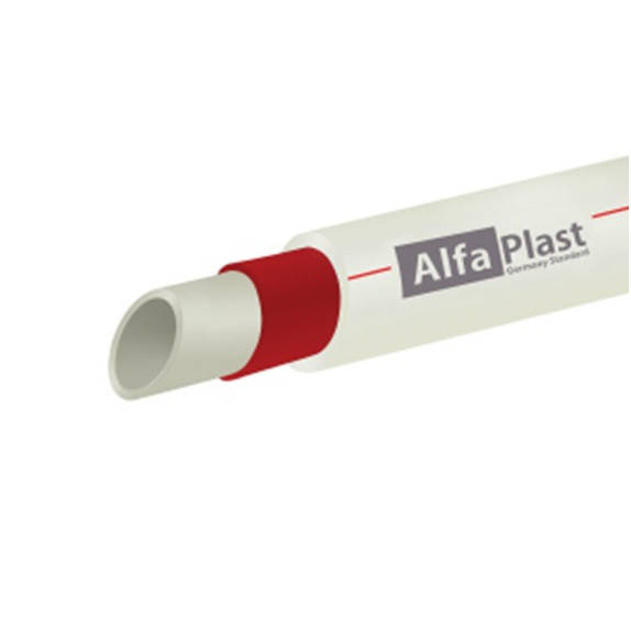 

Труба Fiber д.25 армированная стекловолокном Alfa Plast, Серый