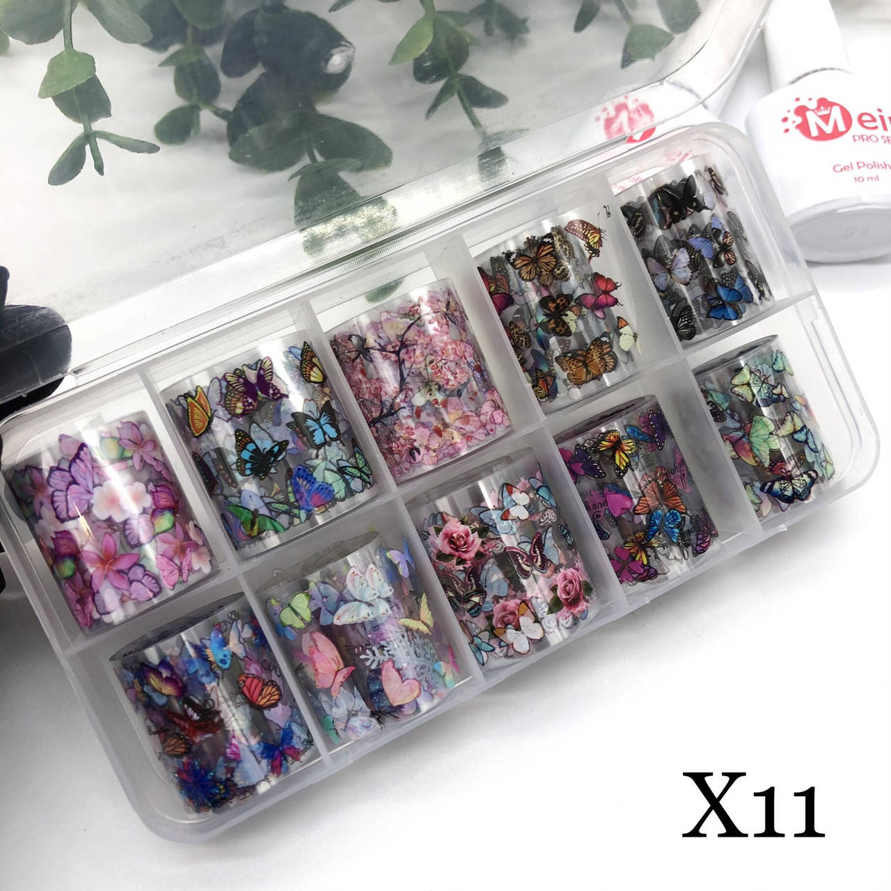 

Набор фольги №Х11, Разные цвета