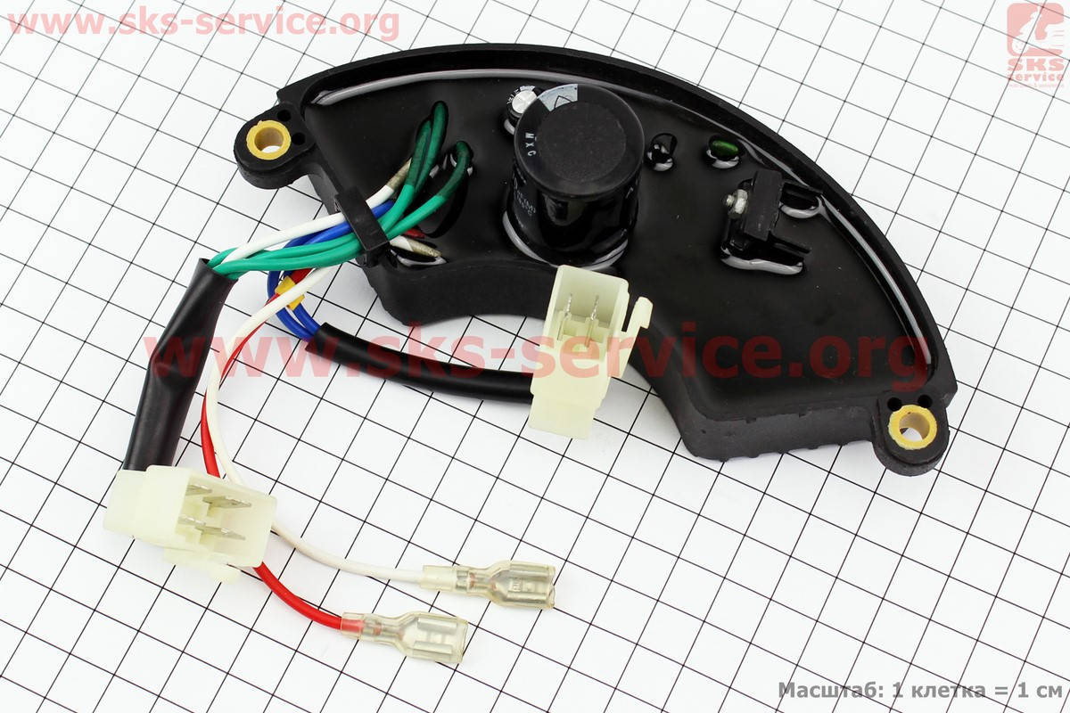 

Реле напряжения (трехфазное) 4-6кВт (450V 680µF) Тип №2 для бензинового генератора