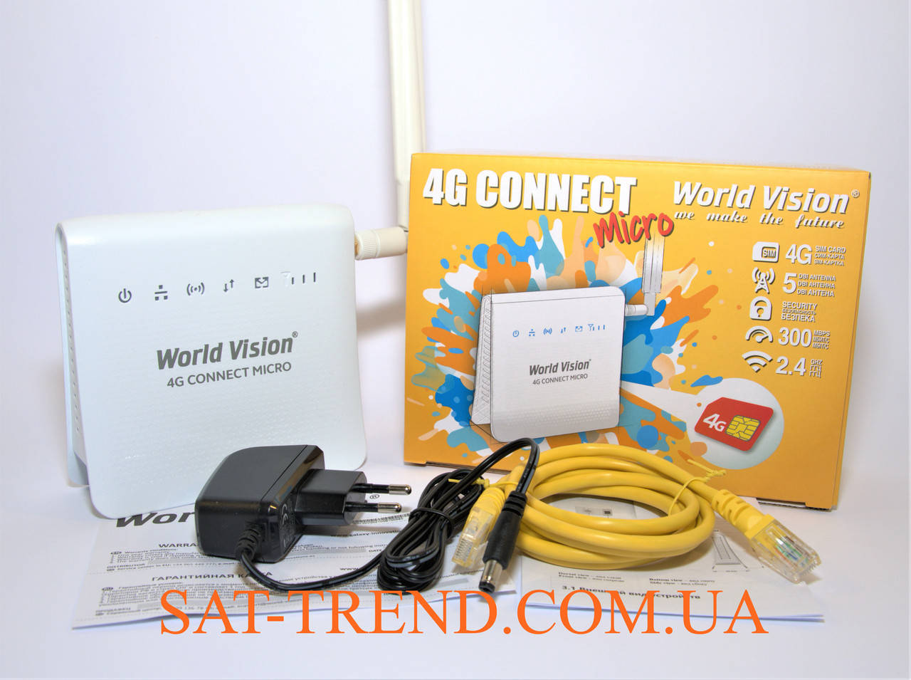 

4G WiFi роутер World Vision 4G CONNECT MICRO