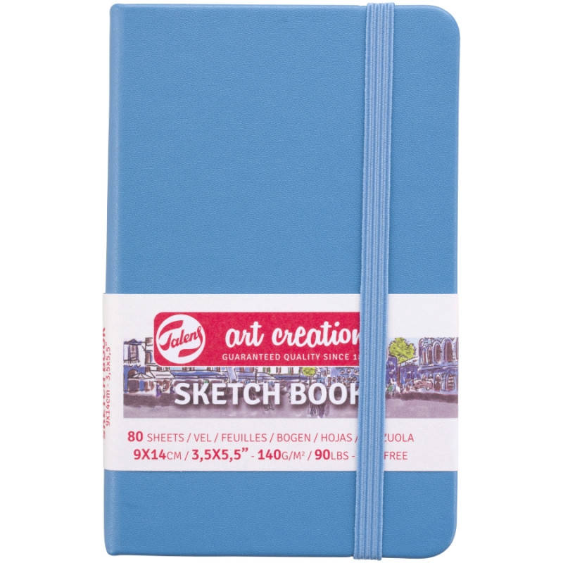 

Скетчбук Royal Talens Art Creation блокнот для графики9х14см 80л. 140г/м голубое озеро (8712079455880)