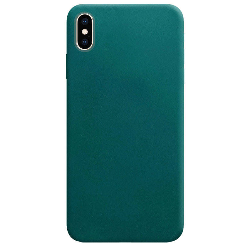 

Силиконовый чехол Candy для Apple iPhone XS Max (6.5") Зеленый / Forest green