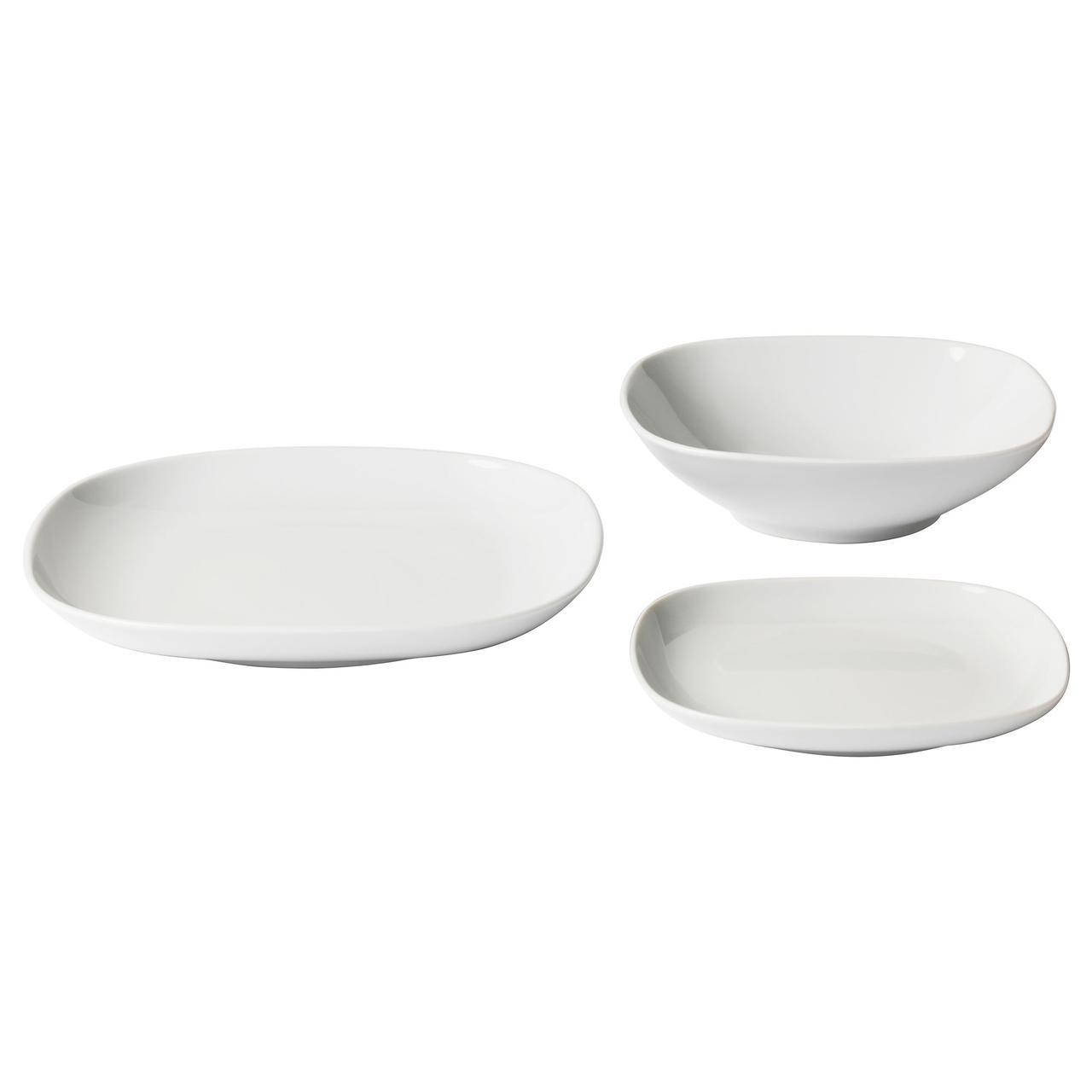 

IKEA VARDERA (702.773.54) Сервиз, 18 предметов, белый