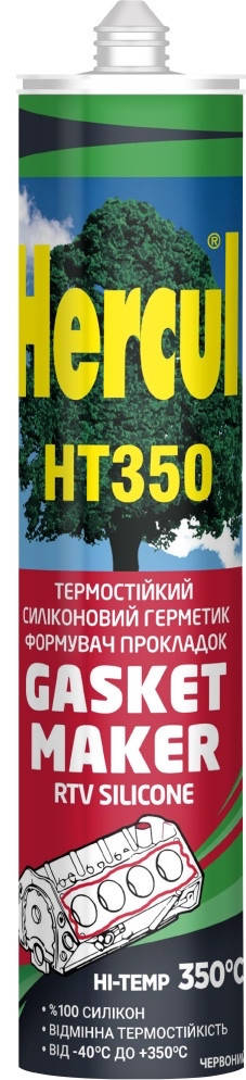 

Термостійкий силіконовий герметик формувач прокладок HERCUL HT300 280мл
