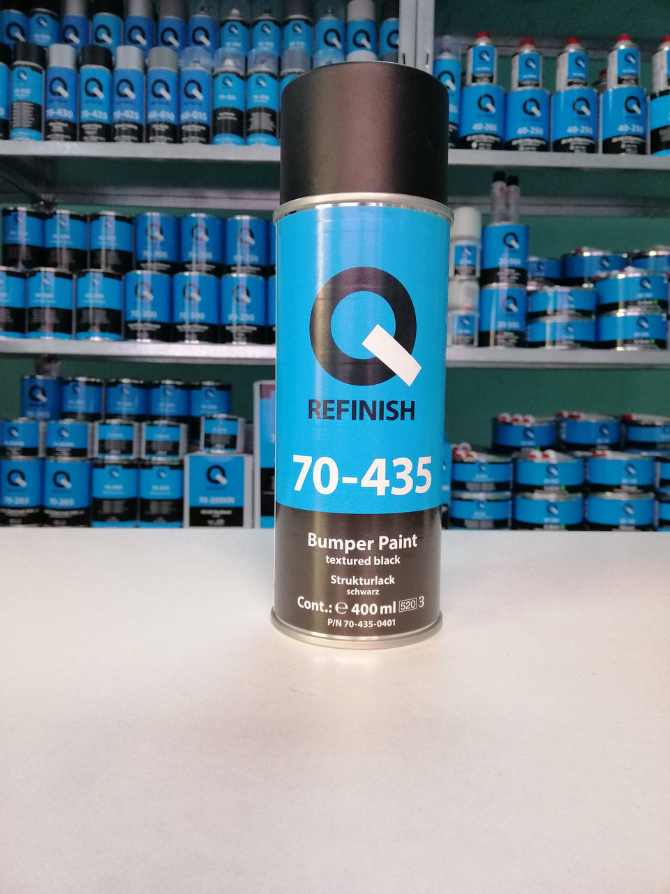 

Аерозольна фарба для бампера Bumper Paint 400мл, чорна, Q-Refinish 70-435, Черный
