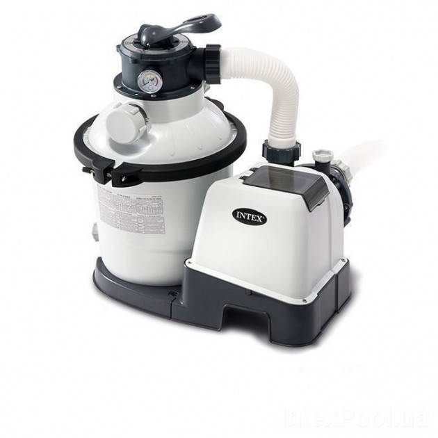 

Песочный фильтр-насос Intex 26644 (220-240V, объем 4500 л/ч).