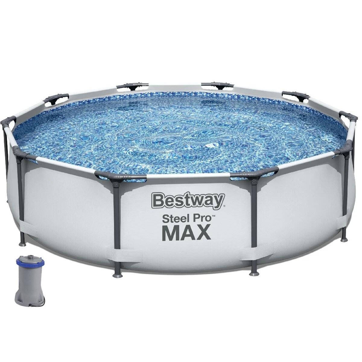 

Круглый каркасный бассейн 305х76 см с фильтр-насосом Bestway 56408