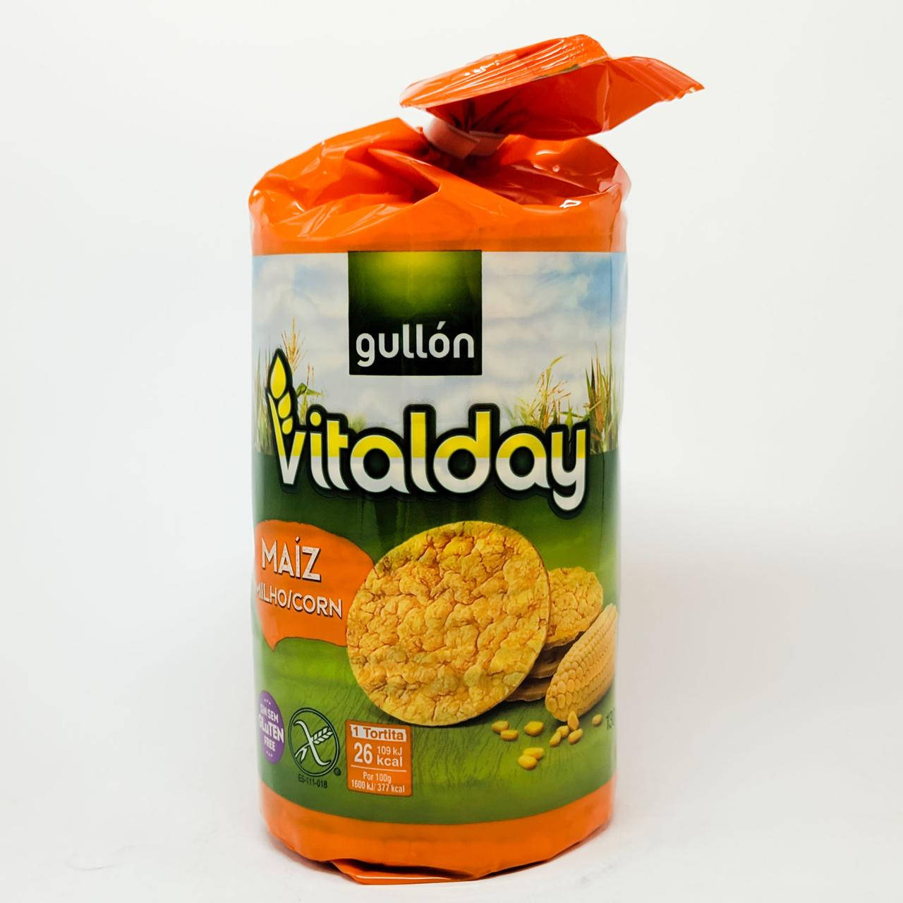 

Хлебцы Vitalday gullon кукурузные