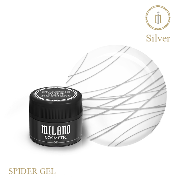 

Павутинка для нігтів MILANO Silver