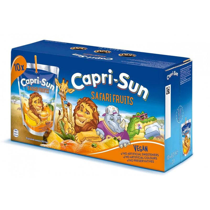 

Сок Capri-Sun Safari Fruits - 10 шт. 200мл