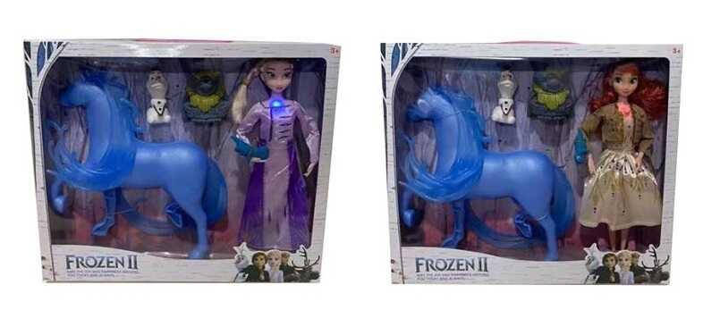 

Набор кукла музыкальная Frozen, Холоное сердце, Анна и Эльза с лошадкой 131-4
