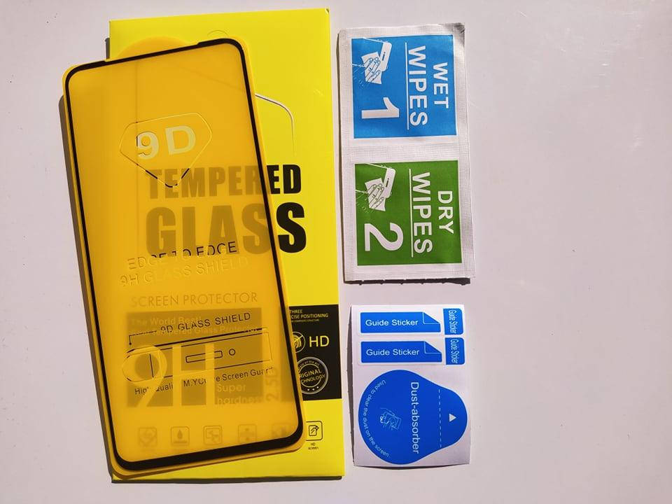 

Захисне скло Realme 6 (Full Glue 9D) защитное стекло, Черный