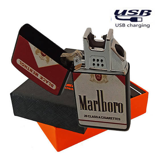 

Зажигалка USB Электроимпульсная Lighter Classic Fashionable, Черный