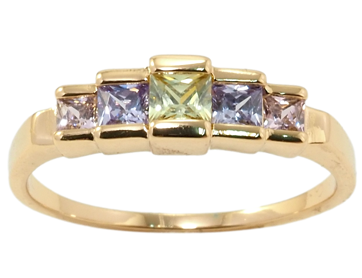 

Кольцо Xuping Позолота 18K "Разноцветные фианиты" р.16,17,18,18.5