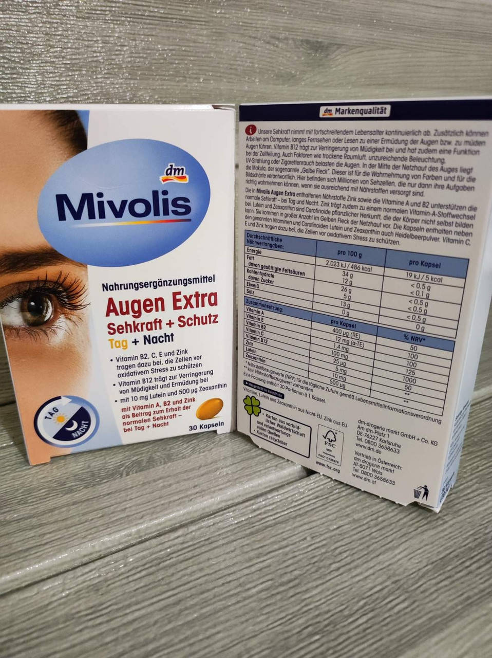 

Mivolis витамины для глаз 30 шт., Германия