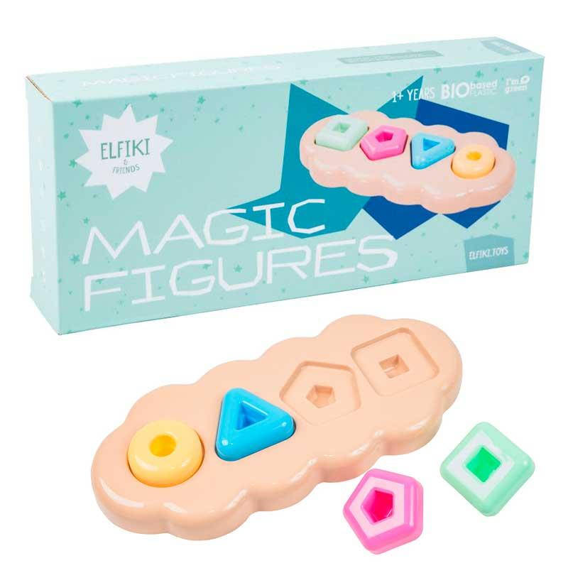 

Игрушка - сортер "Магические фигуры" ELFIKI 39735, Зелёный