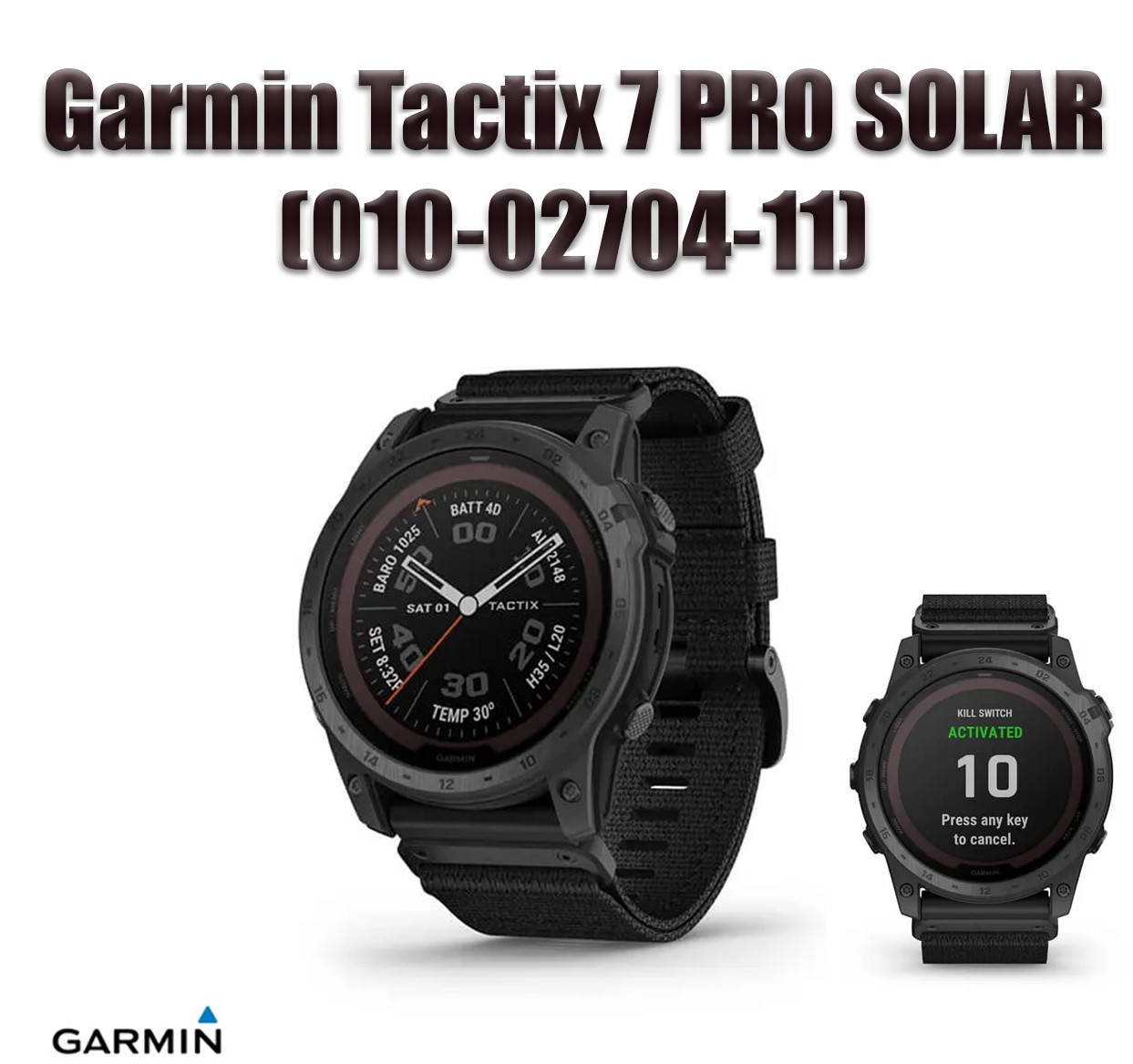 

Смарт- часы Garmin Tactix 7 PRO SOLAR (010-02704-11)
