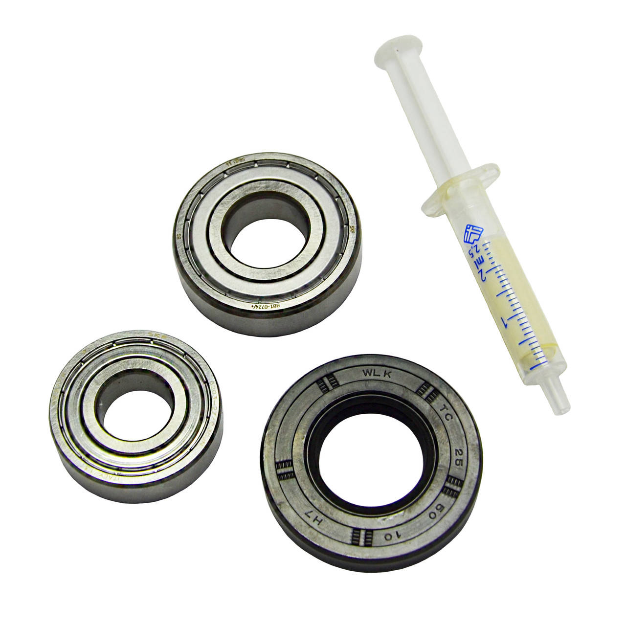 

Комплект подшипников и сальник (6203+6204+25*50*10 WLK) для стиральной машины Beko