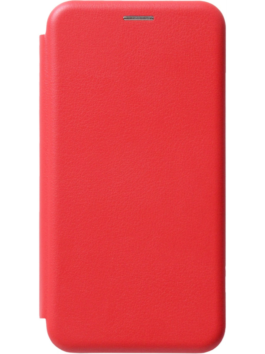 

Чехол книжка для Redmi Note 10 / Чехол книжка для Редми нот 10 (красный цвет) на магните с отделом для карт