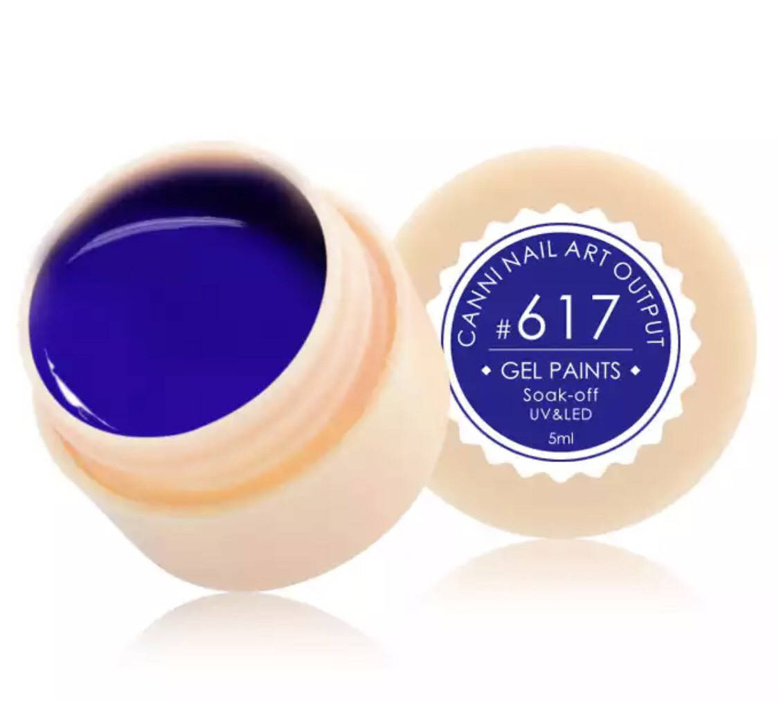 

Гель-краска CANNI 617 (пастельно-синий), 5 мл
