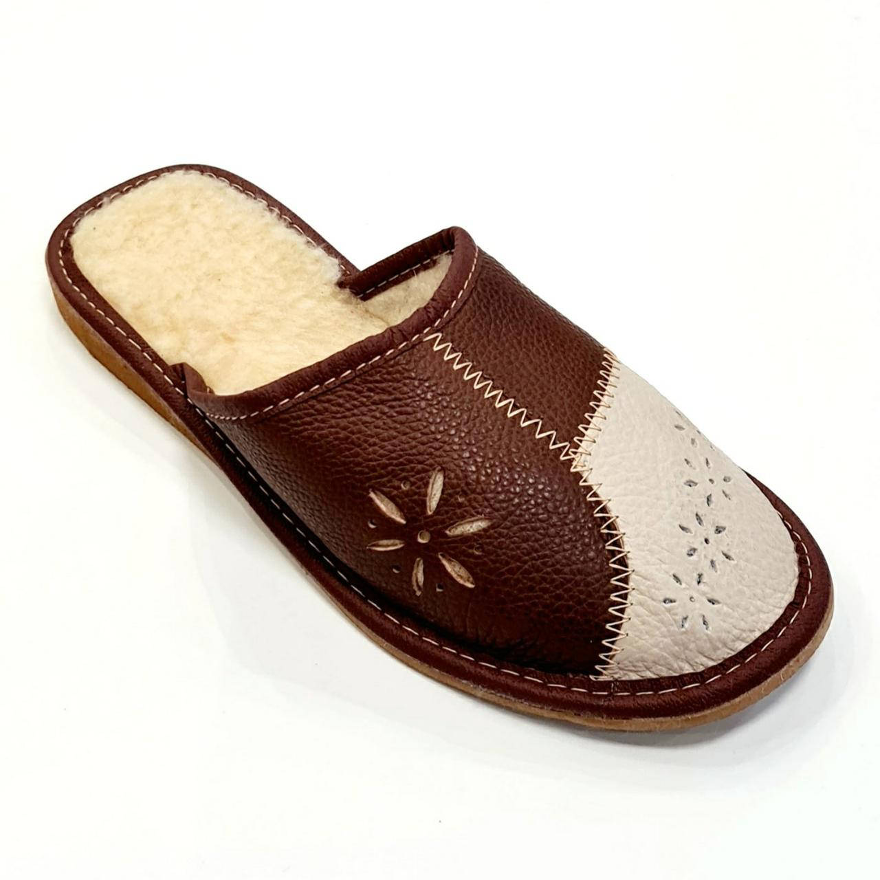 

Домашні тапочки жіночі "POLMAR" на хутрі 36