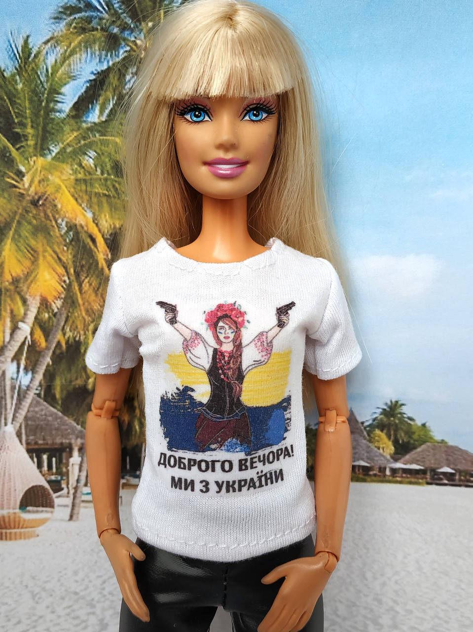 

Одежда для кукол Барби - футболка