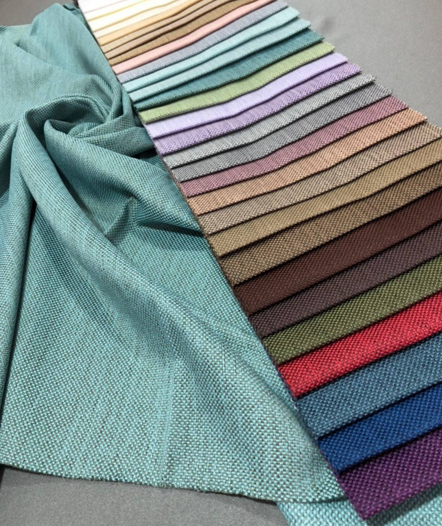 

Ткань для штор Рогожка. Ткань для штор мешковина. Ткань для штор под лён., Синий