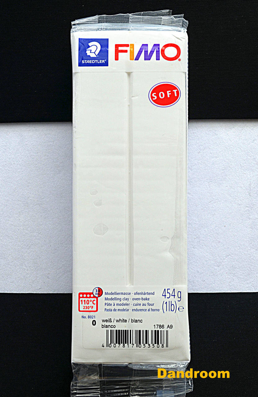 

Пластика Soft, Белая, 454 г, Fimo, Белый