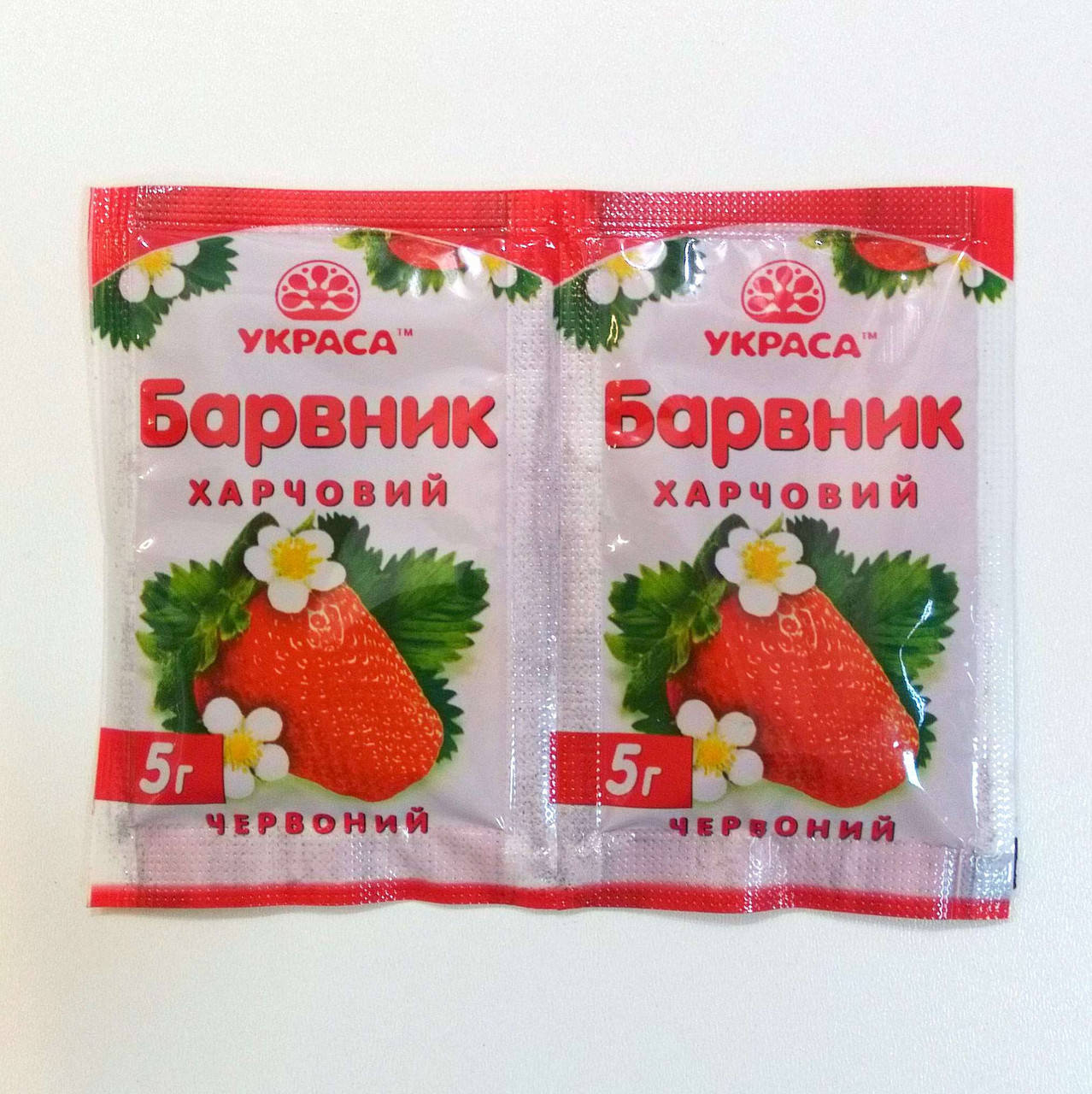 

Краситель пищевой "Украса" 5г красный