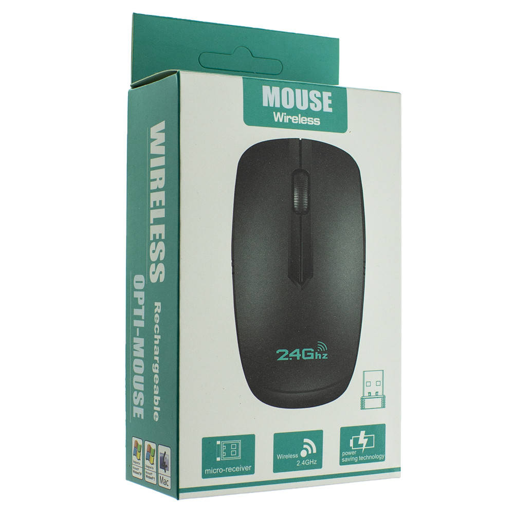 

Беспроводная оптическая мышь MOUSE WIRELESS, Черный