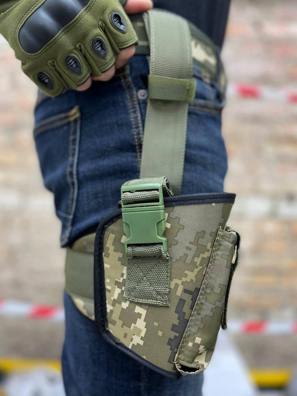 

Кобура для пм на ногу камуфляж піксель