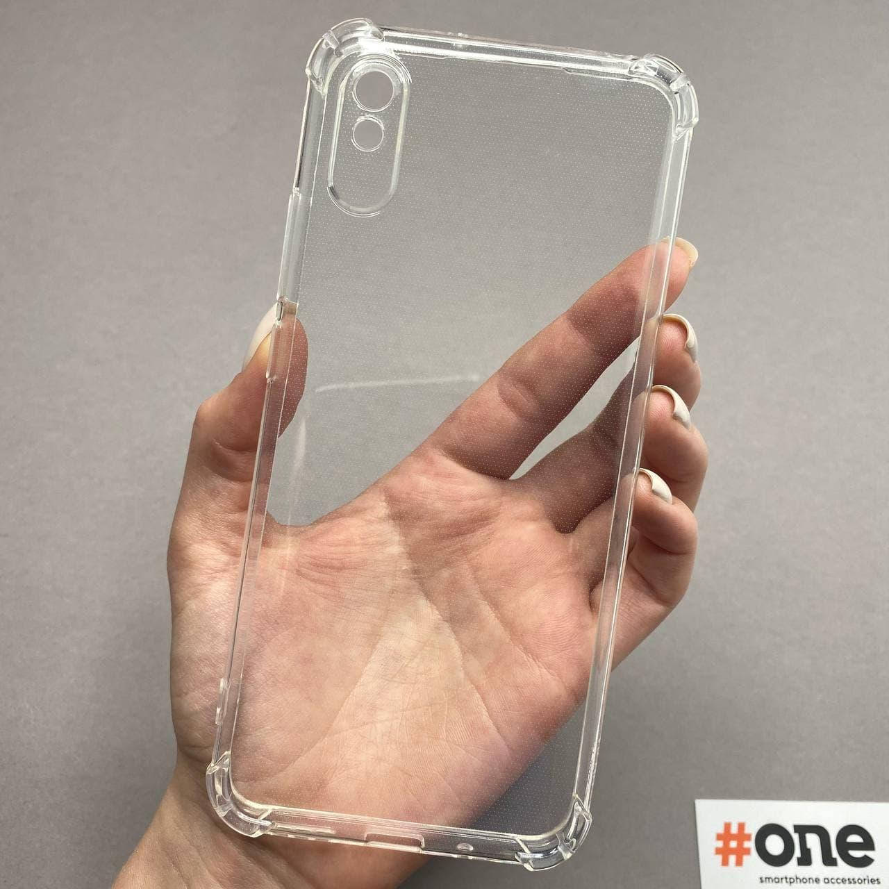 

Чехол для Xiaomi Redmi 9a противоударный с бронь углами чехол на телефон сяоми 9а прозрачный TTP