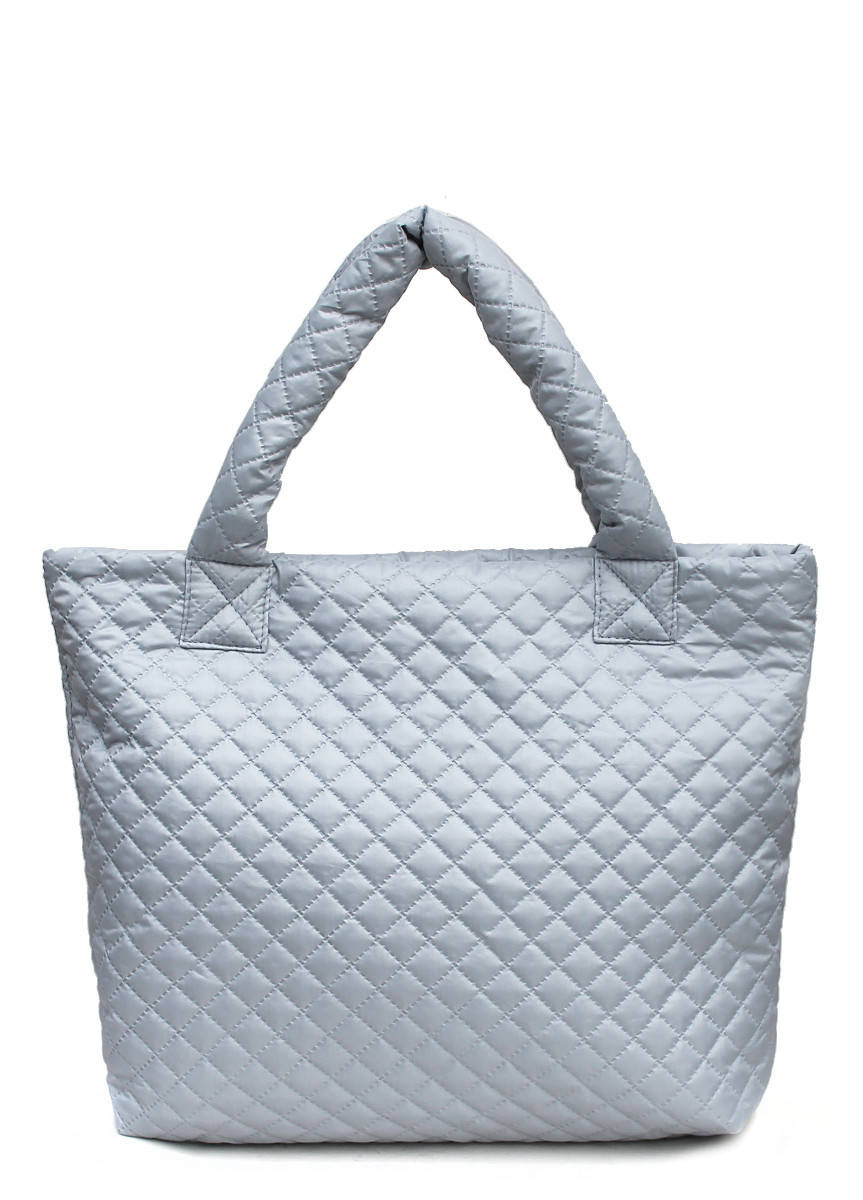 

Стеганая сумка POOLPARTY pp1-eco-grey, Серый